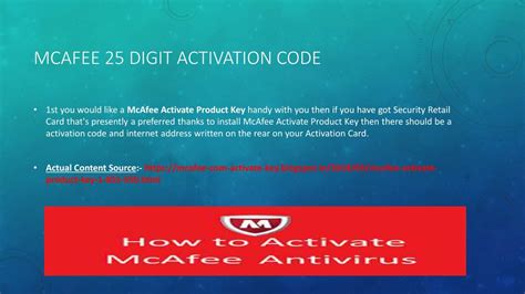mcafee activate 25 digit code free|Free License Keys.